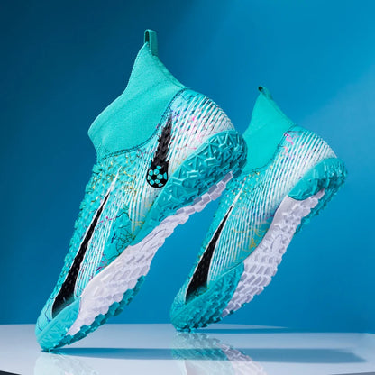 Chaussures de football pour hommes, chaussures de foot pour enfants, crampons de football professionnels pour femmes, chaussures antidérapantes TF/FG, chaussures de sport d'extérieur pour le football