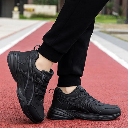 Men's classic retro casual sports shoes Four seasons soft-sole waterproof outdoor youth running shoes breathable light sneakers