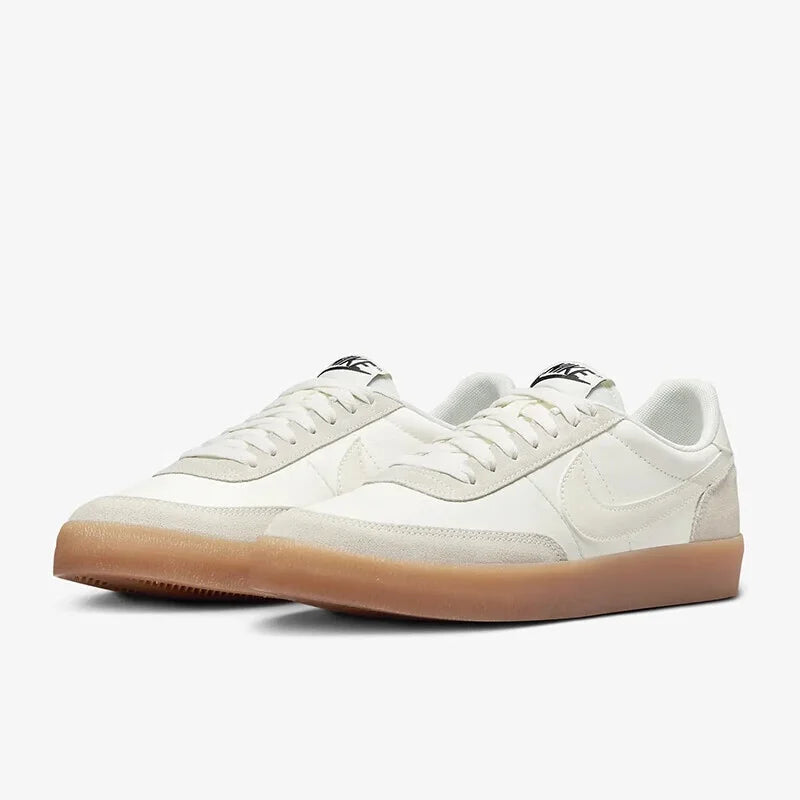 Nike's New Wear-Resistant Material Paired with a Strong Grip Outsole, Unisex Outdoor Skateboard Shoes Killshot 2, Classic Style, Retro College Style, Thin-Soled Sneakers, Simple Design, Supportive and Stable, Suitable for Dai