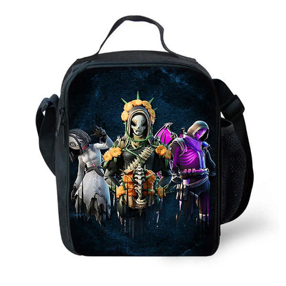 Classic Game FortniteS Child Backpacks Lunch Bag Pencil Case Pupil Large Capacity School Bags For Boy Girl Best Gift