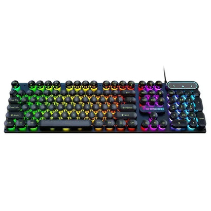 Mechanical Keyboard  Gaming Keyboard  E-sports Game Office Computer Notebook Desktop Steampunk English USB for Gaming