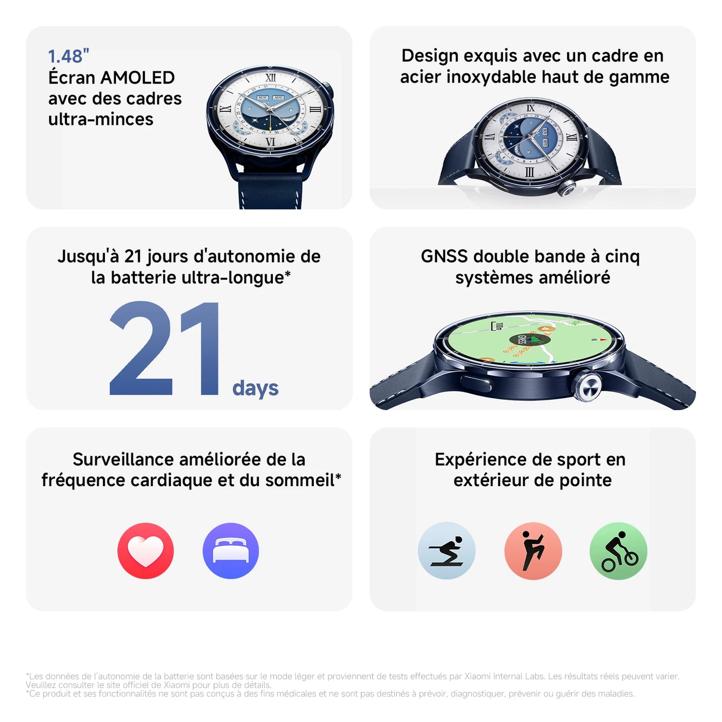 [Official] Xiaomi Watch S5 46mm | 1.48" AMOLED display with ultra-thin frames, enhanced five-system dual-band GNSS, up to 21 days of ultra-long battery life, exquisite design with a top-grade stainless steel frame