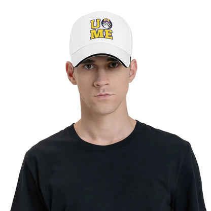 Yellow Wrestling Cena John White Custom Baseball Caps For Mens Unisex Male Beach Sunscreen Hat Snapback Cap