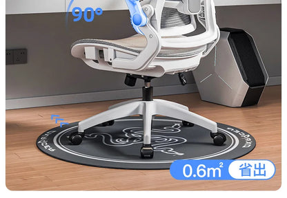 Ergonomic Gaming Chair with 3D Lumbar Support, Breathable Mesh Office Chair, Adjustable Swivel Racing Chair with Armrests for Home & Work