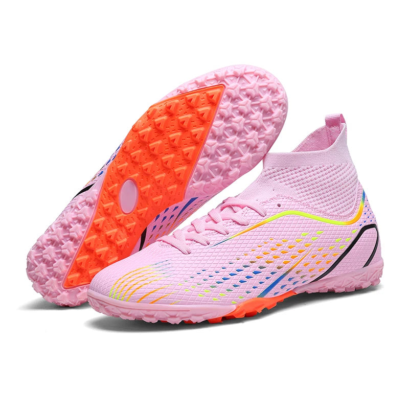 Chaussures de football pour homme - Chaussures de football de haute qualité - Chaussures de futsal unisexe pour femme - Crampons ultralégers professionnels TF/FG - Baskets