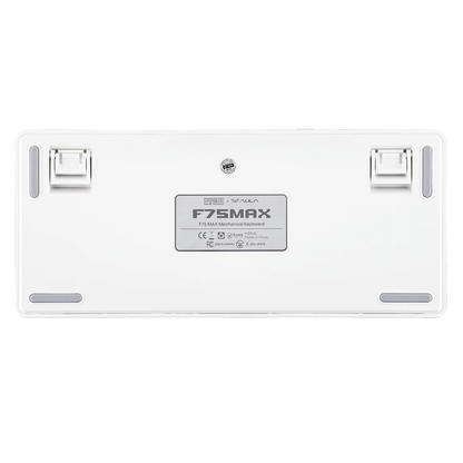 EPOMAKER X AULA F75 MAX kompakte mechanische Tastatur im 75-%-ANSI-Layout, kabelgebunden/Bluetooth/2.4GHz kabellos, mit TFT-Bildschirm und Drehregler