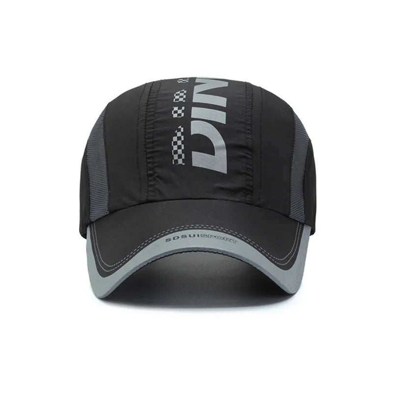 Casquette à visière légère, à séchage rapide et élégante, casquette de baseball unisexe respirante et protectrice contre le soleil, idéale pour les sports de plein air