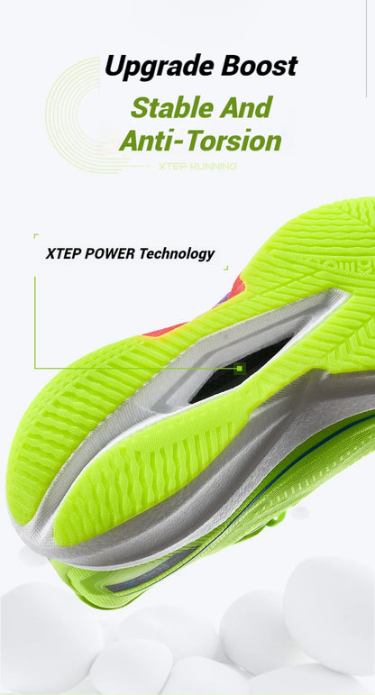 Xtep 360X 2.0 Professional Marathon Running Shoes Men's Racing Carbon Plate Shock Absorbent Sports Training Shoes 975219110035