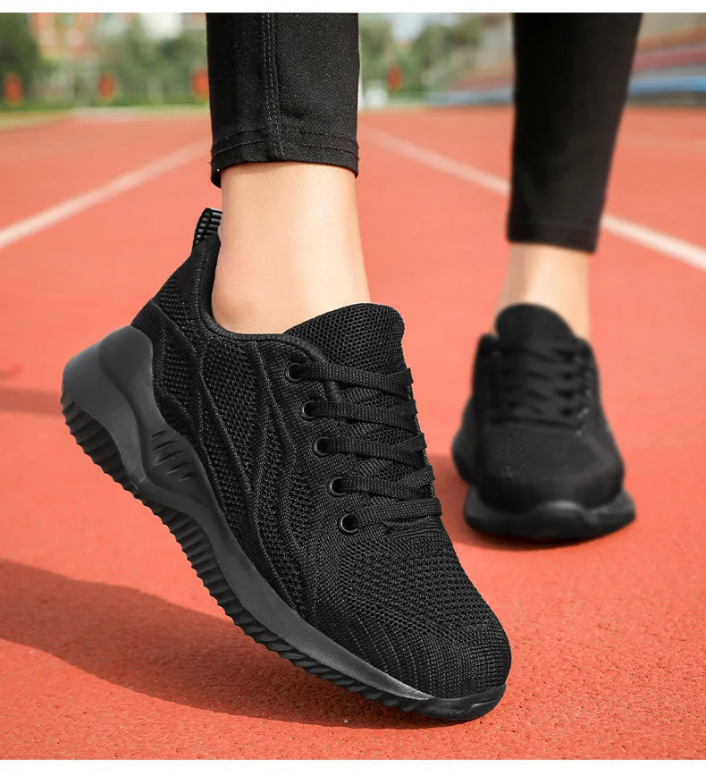 Women Running Shoes Breathable Casual Sneakers Lightweight Gym Outdoor Sport Comfortable