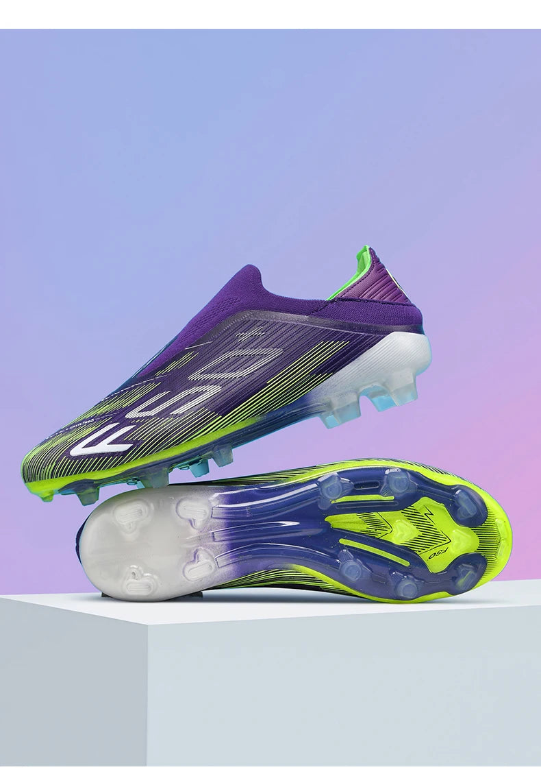 New Men's Football Boots Grass Cleats Futsal Comfortable Turf Soccer Shoes Sport Ultralight Fg Non Slip Indoor Adult Non-Slip