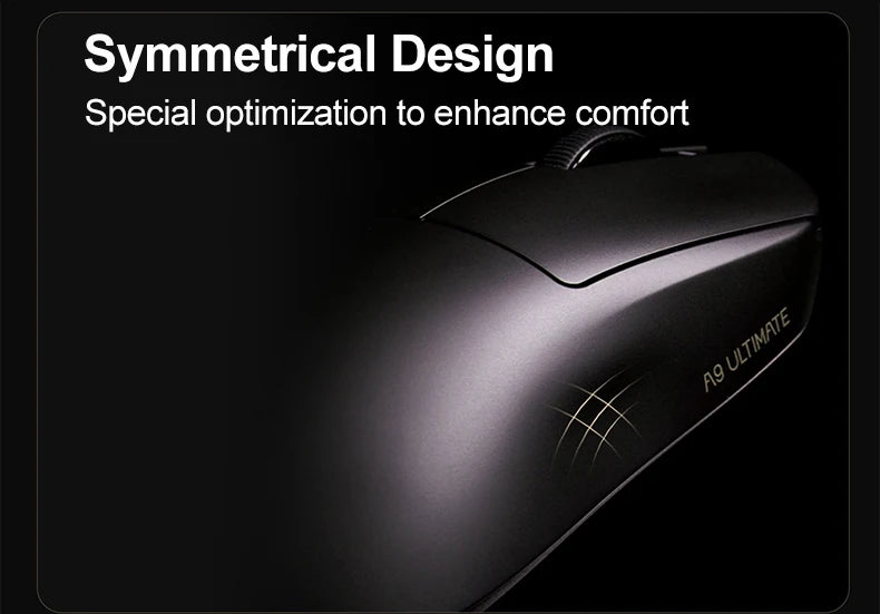 Mouse de gaming wireless ATK Dragonfly A9 Ultimate A9 Air PAW3950, ultra-ușor, ergonomic, pentru e-sports gamer FPS CSGO A9 Ultra