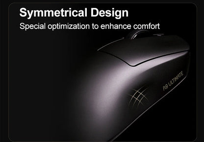 Mouse de gaming wireless ATK Dragonfly A9 Ultimate A9 Air PAW3950, ultra-ușor, ergonomic, pentru e-sports gamer FPS CSGO A9 Ultra