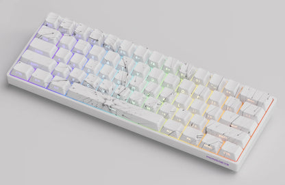 Teclado mecánico MONSGEEK FUN60 PRO&MAX HE con interruptores magnéticos, teclado gaming inalámbrico 60%, Rapid Trigger 8K ARGB personalizable