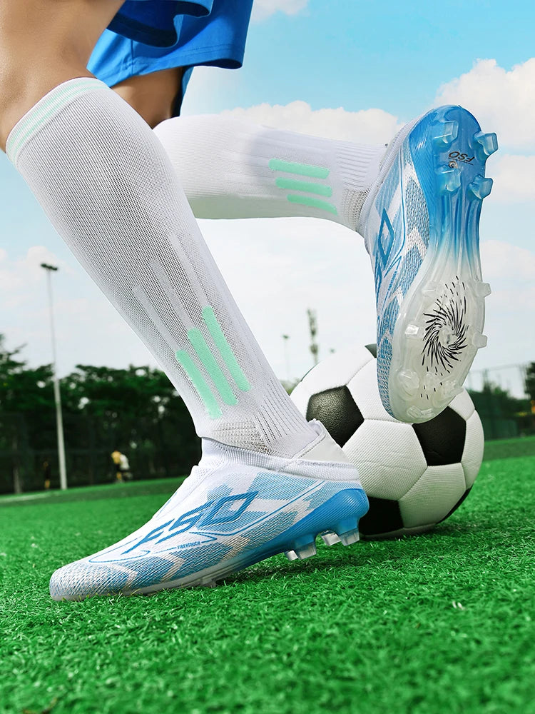 Chaussures de football pour homme New Society Grass Tenis - Chaussures de sport d'extérieur ultralégères et respirantes pour adulte - Chaussures de football pour homme - Baskets de football