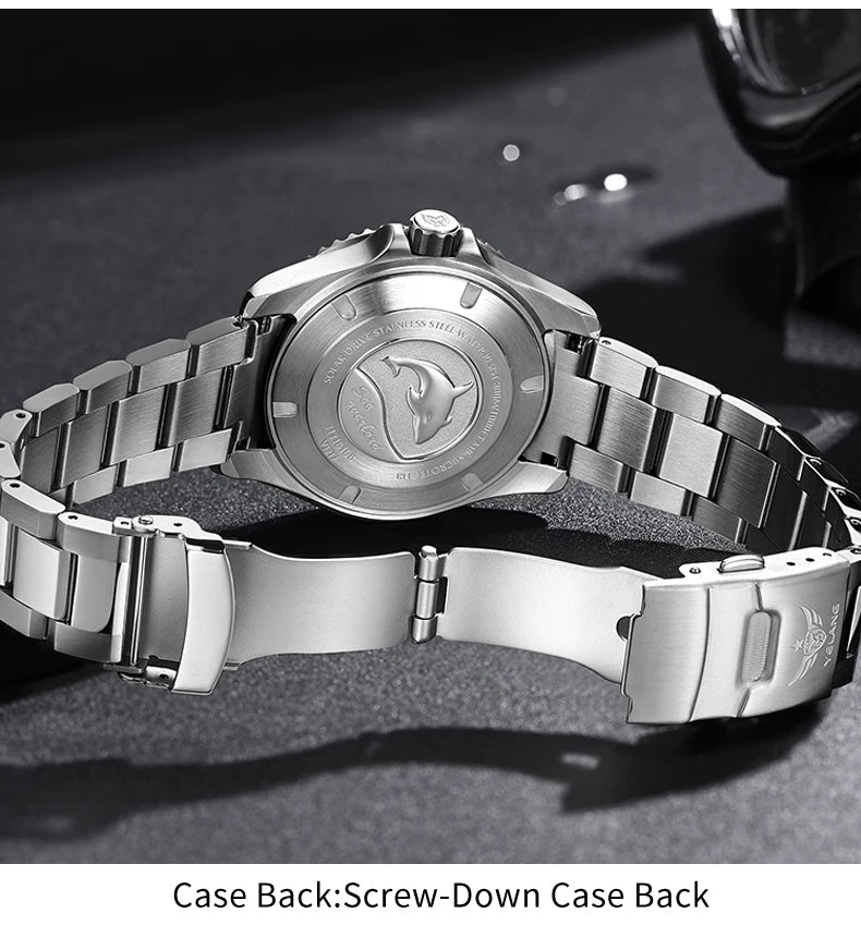 Yelang V1217 42mm Japan Eco-Drive Solar Watch Men's Watch 300M Diver Watch 30ATM Professional Waterproof Sapphire Luminous