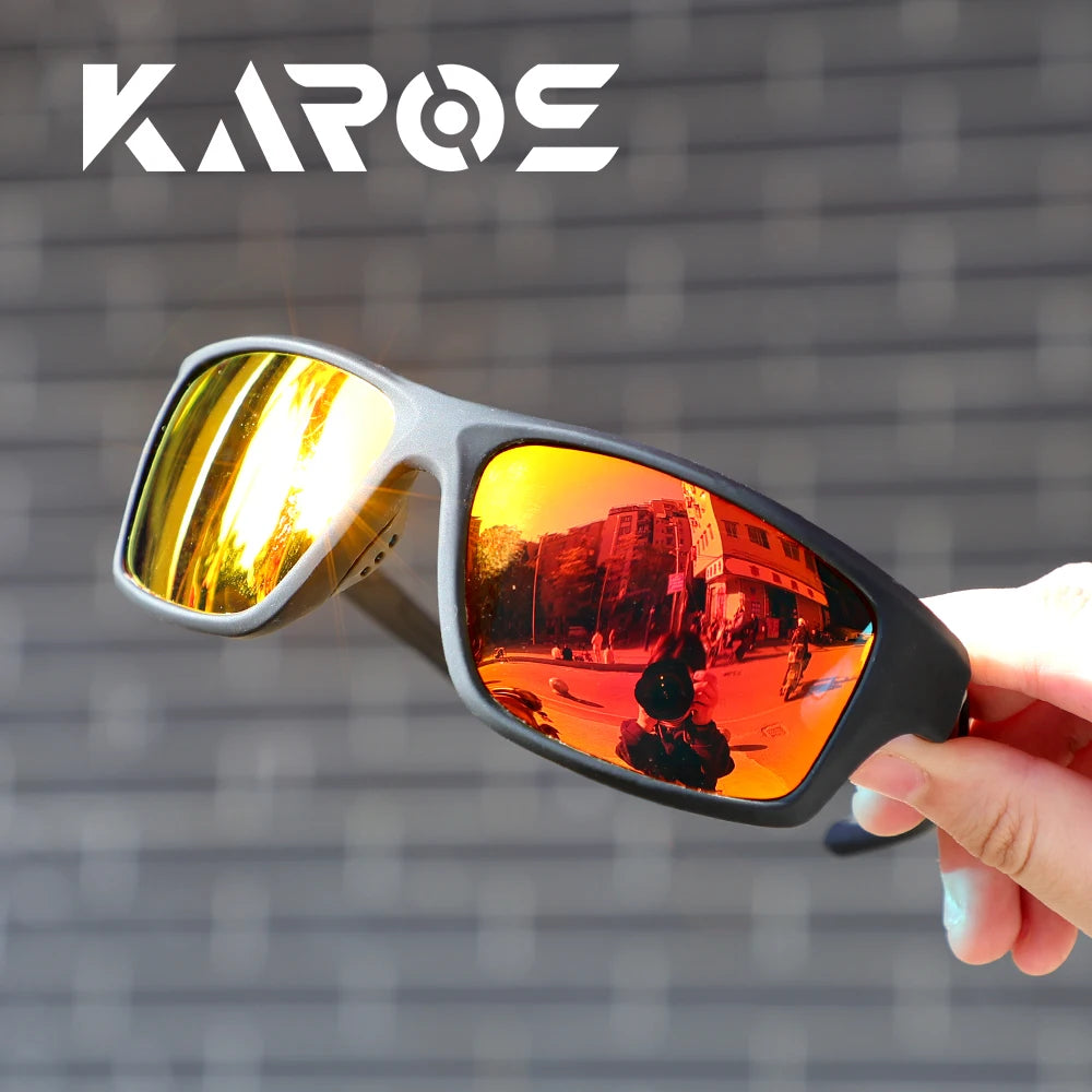 Polarizované brýle Karos UV400 pro muže a ženy – cyklistika, rybaření, běh, outdoorové sporty, sluneční brýle, brýle na kolo, brýle na řízení a jízdu na motocyklu YZ2012