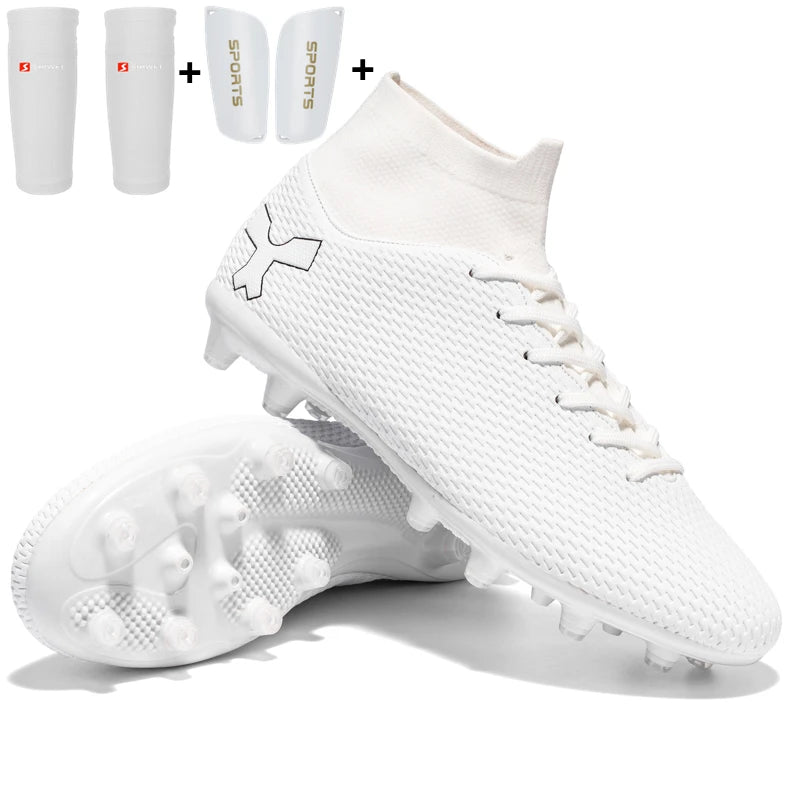 Chaussures de football de qualité pour hommes, chaussures de football résistantes pour garçons, chaussures de football légères pour enfants, baskets d'entraînement de futsal, crampons de football