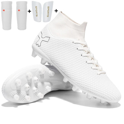 Chaussures de football de qualité pour hommes, chaussures de football résistantes pour garçons, chaussures de football légères pour enfants, baskets d'entraînement de futsal, crampons de football