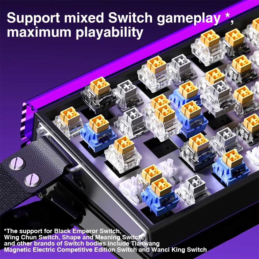 AULA HERO 68HE Magnet-Switch-Tastatur RGB Gaming Mechanische Tastatur Rapid Trigger 8K Return Kabelgebundene Esports Custom-Tastatur