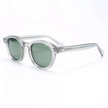 Lunettes de soleil polarisées Johnny Depp LEMTOSH Premium tendance pour homme et femme, montures vintage en acétate, carrées, pour homme et couple