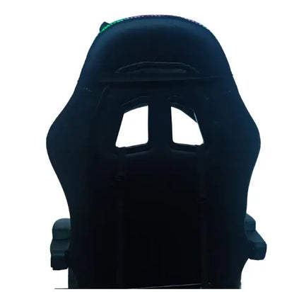 RGB Gaming Chair with LED Lights, Leather Racing Style Massage Gaming Chair, Adjustable Swivel Office Chair with Gas Lift and Ergonomic Design
