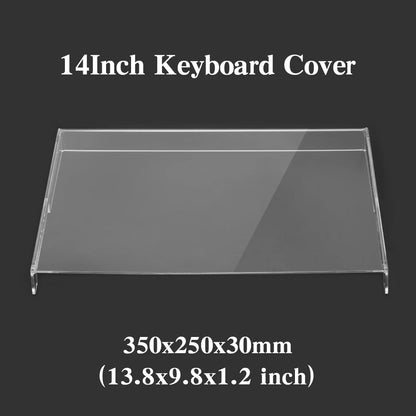 Transparente Schutzabdeckung aus Acryl für mechanische Tastaturen, Staubschutz für 60/61/64 96 98104/108 Tasten, Mausabdeckung und Tastaturabdeckung