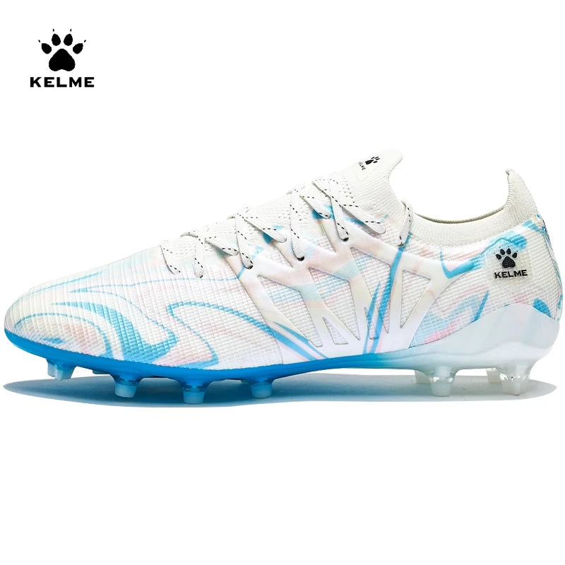 Chaussures de football Kelme pour homme, Ag/fg, crampons mixtes, adulte, professionnelles, pour gazon artificiel, chaussures de compétition et d'entraînement quotidien