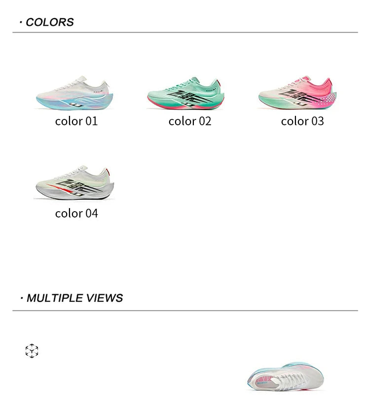 QIAODAN Feiying PB6.0 Men Running Shoes Professional Marathon Full Palm Suspended Carbon Plate Racing Sneakers QDB023261299