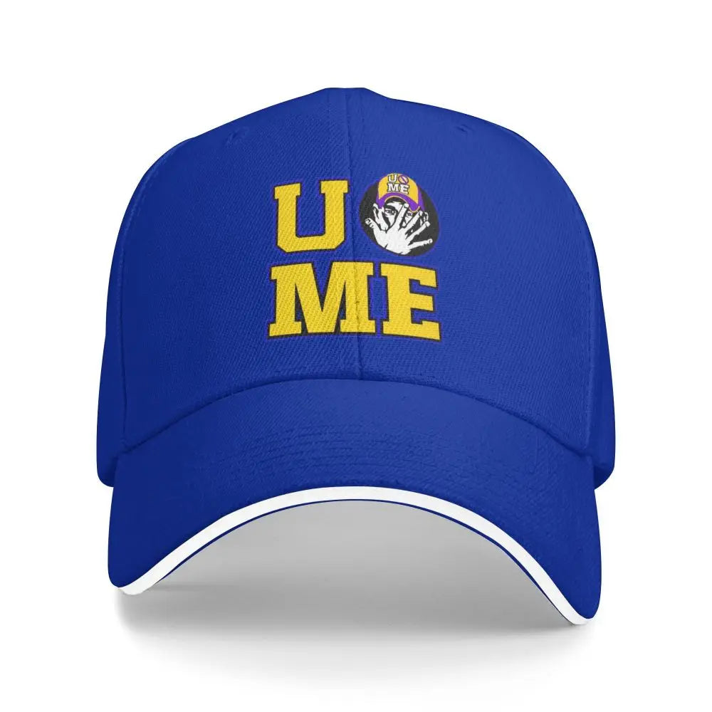 Yellow Wrestling Cena John White Custom Baseball Caps For Mens Unisex Male Beach Sunscreen Hat Snapback Cap