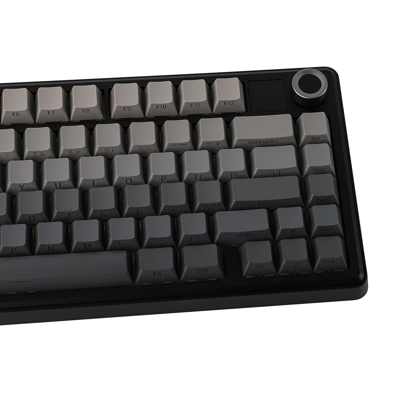 EPOMAKER X AULA F75 MAX kompakte mechanische Tastatur im 75-%-ANSI-Layout, kabelgebunden/Bluetooth/2.4GHz kabellos, mit TFT-Bildschirm und Drehregler
