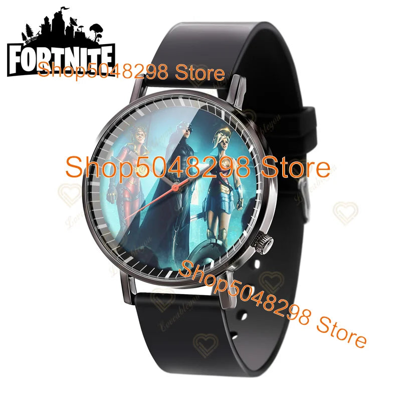 Fortnite Wristwatch for Men Women Watch Battle Game Print 2025 New Watches Quartz Wristwatch Female Children's Birthday Gifts