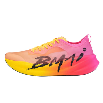 Chaussures de course à pied BMAI 42 km Marathon pour homme et femme – Baskets de luxe à semelle en carbone pour femme – Baskets amortissantes – Chaussures de sport respirantes pour homme