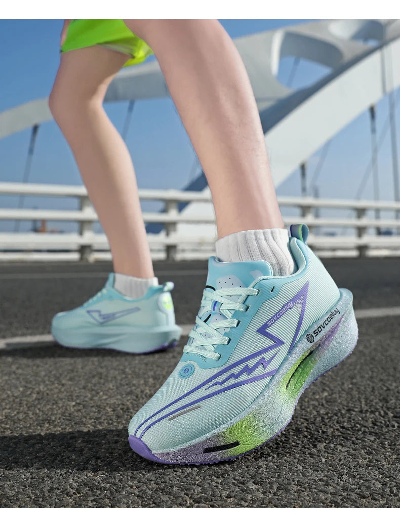 2026 Running Shoes Carbon Board Marathon Men Sports Breathable Lightweight Women's Comfy Athletic Antiskid Sneakers Casual New