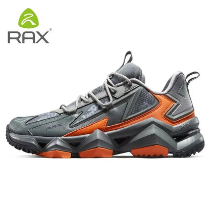 RAX winter men's and women's hiking shoes snow boots waterproof leather sports shoes super warm men's boots outdoor work shoes