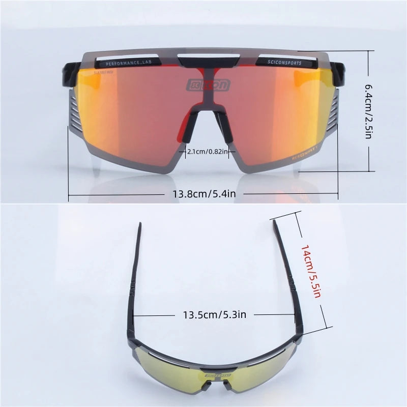 Cyklistické brýle Scicon Outdoorové sportovní sluneční brýle Pánské MTB cyklistické fotochromatické brýle Dámské silniční a horské cyklistické brýle