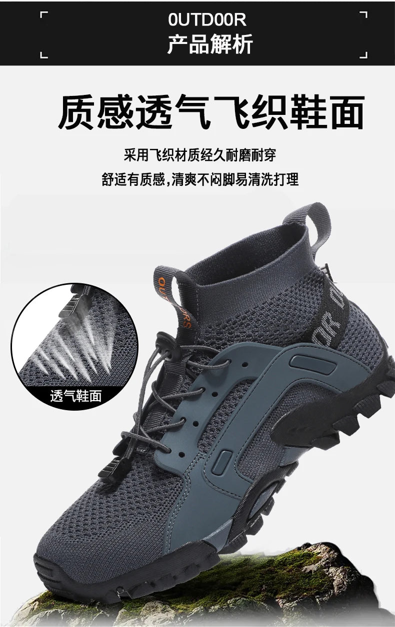 Chaussures de sport outdoor pour homme très vendues : chaussures d'escalade, de randonnée, de plage et de rivière, chaussures de sport décontractées, pointures 38 à 48#