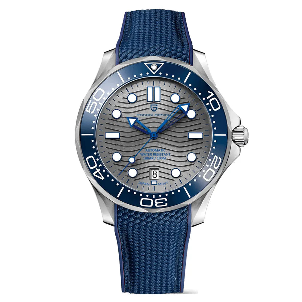 PAGANI DESIGN 2026 New V2 Waves 200M Diving Men's Watches Fashion Luxury Automatic Watch Men AR Sapphire crystal Wrist watch Men