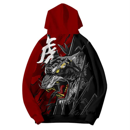 3D Print Chinese New Year Clothes Men Hoodies Kids Fashion Dragon Graphic Swearshirts Cool Streetwear Hooded Hoody Clothing Top