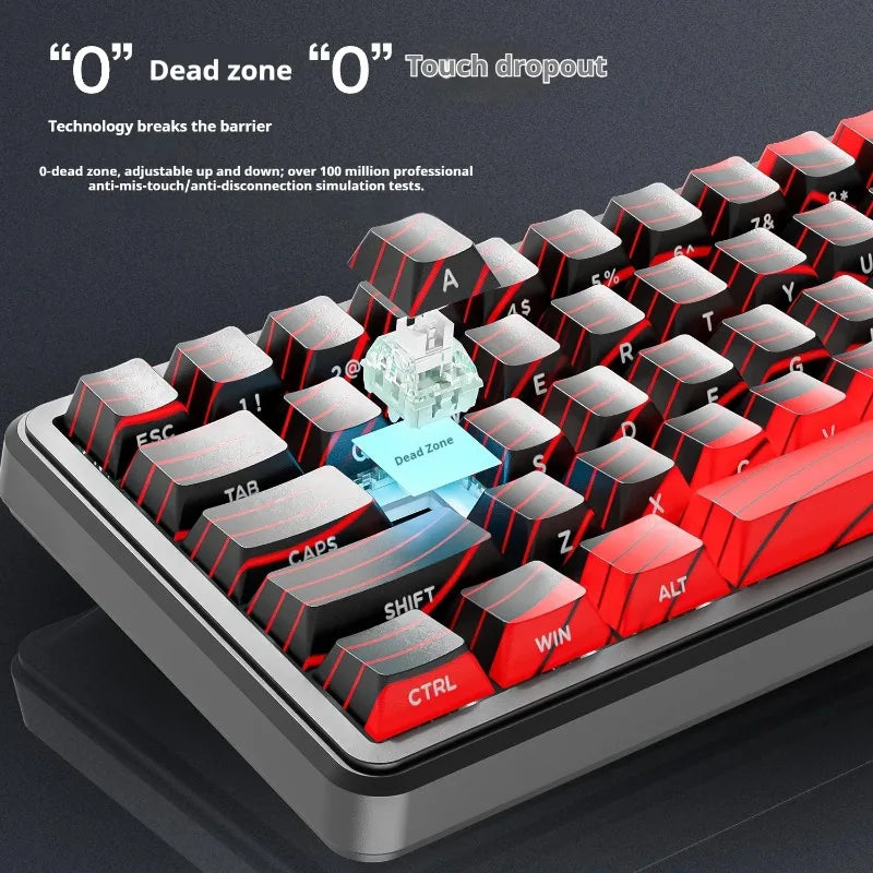 Attack Shark X65 PRO HE Magnetic Switch Keyboards 8K RT0.001mm Side Engraving Bluetooth Wireless Gaming Keyboards Windows Mac PC