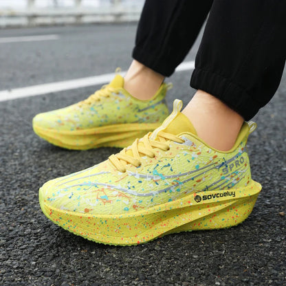 Marathon Men Running Shoes Breathable Lightweight Comfortable Casual Shoes Men Wear-resistant Low-top Comfort Sports Men running