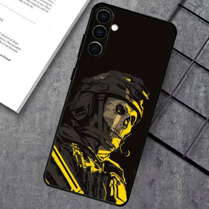 COD Call Of Duty G-Ghost Phone Case For Samsung Galaxy A73,A72,A71,A70,A53,A52,A51,Soft Silicone Black Cover