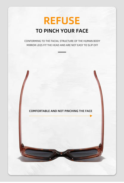 Fashion Women Oversize Sunglasses Gradient Retro Luxury Brand Designer Square Sun Glasses Female Trending Shades UV400 Eyeglas