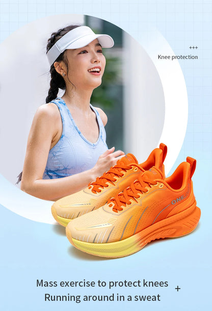 ONEMIX Novos Ténis de Corrida com Amortecimento para Homem, Adequados para Corredores Pesados, com Atacadores, Desportivos, Antiderrapantes, para Exterior, para Mulher e Homem