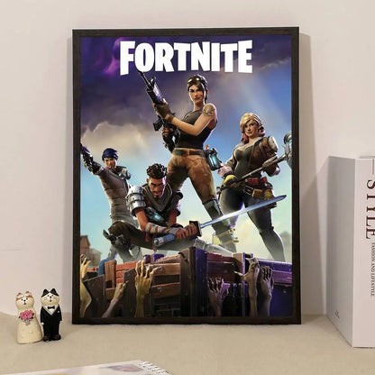 Game F-Fortnite Überraschungsposter als Wohndekoration, Wandbild für Arbeitszimmer und Wohnzimmer