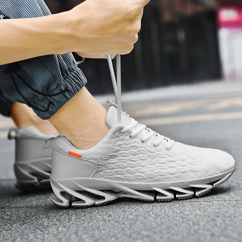 Chaussures de course pour homme à la mode, baskets de marche confortables pour homme, chaussures décontractées respirantes, chaussures de sport antidérapantes, baskets pour homme