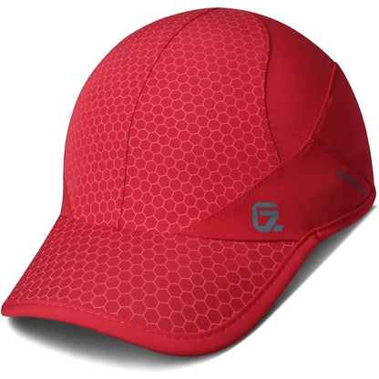 GADIEMKENSD Stretch Running Hat with Soft Brim, Quick Dry Baseball Cap Casual Breathable Adjustable Sun Protection Hats
