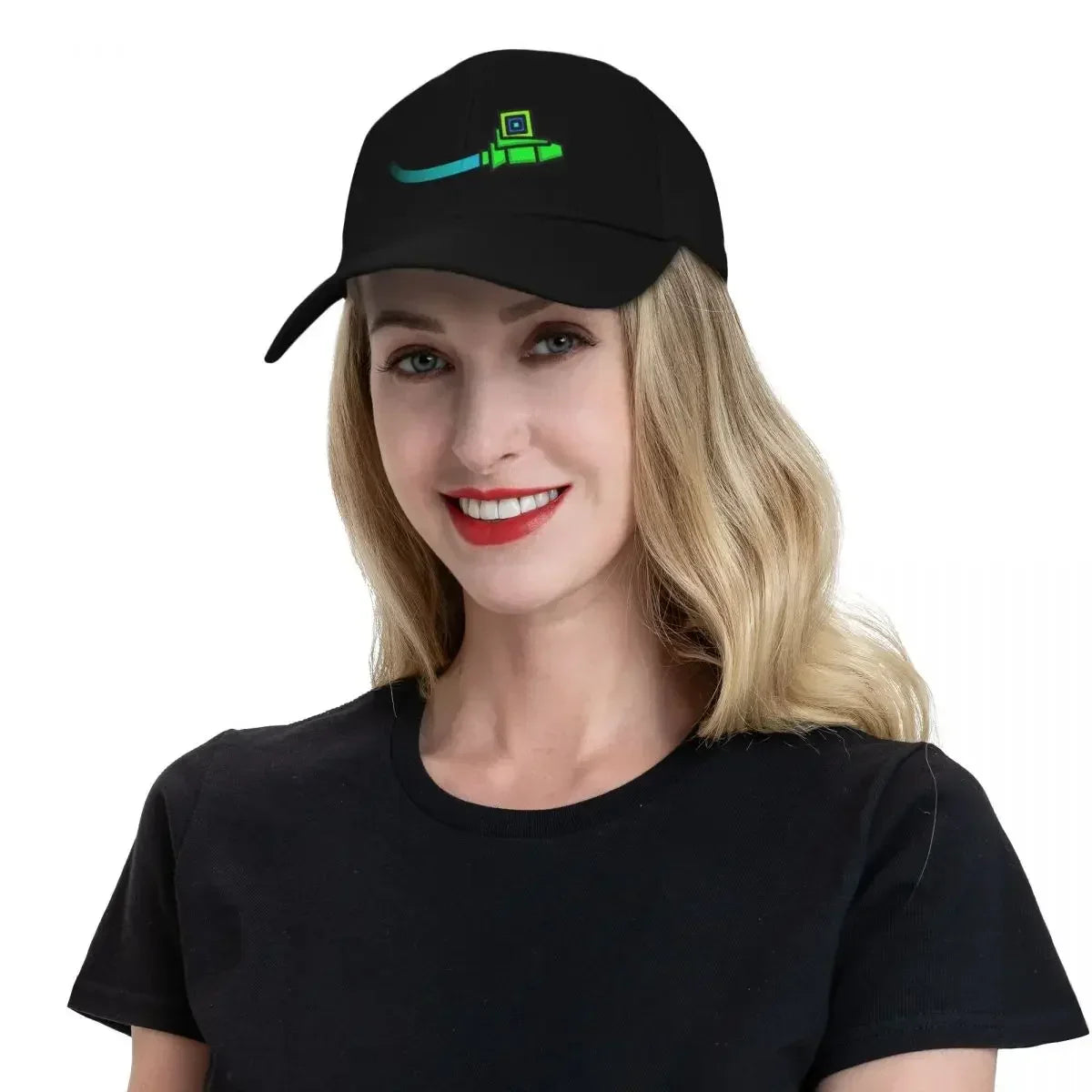 Geometry Dash Baseball Cap Anime Visor Vintage Sun Hat Women's Hats For The Sun Men's