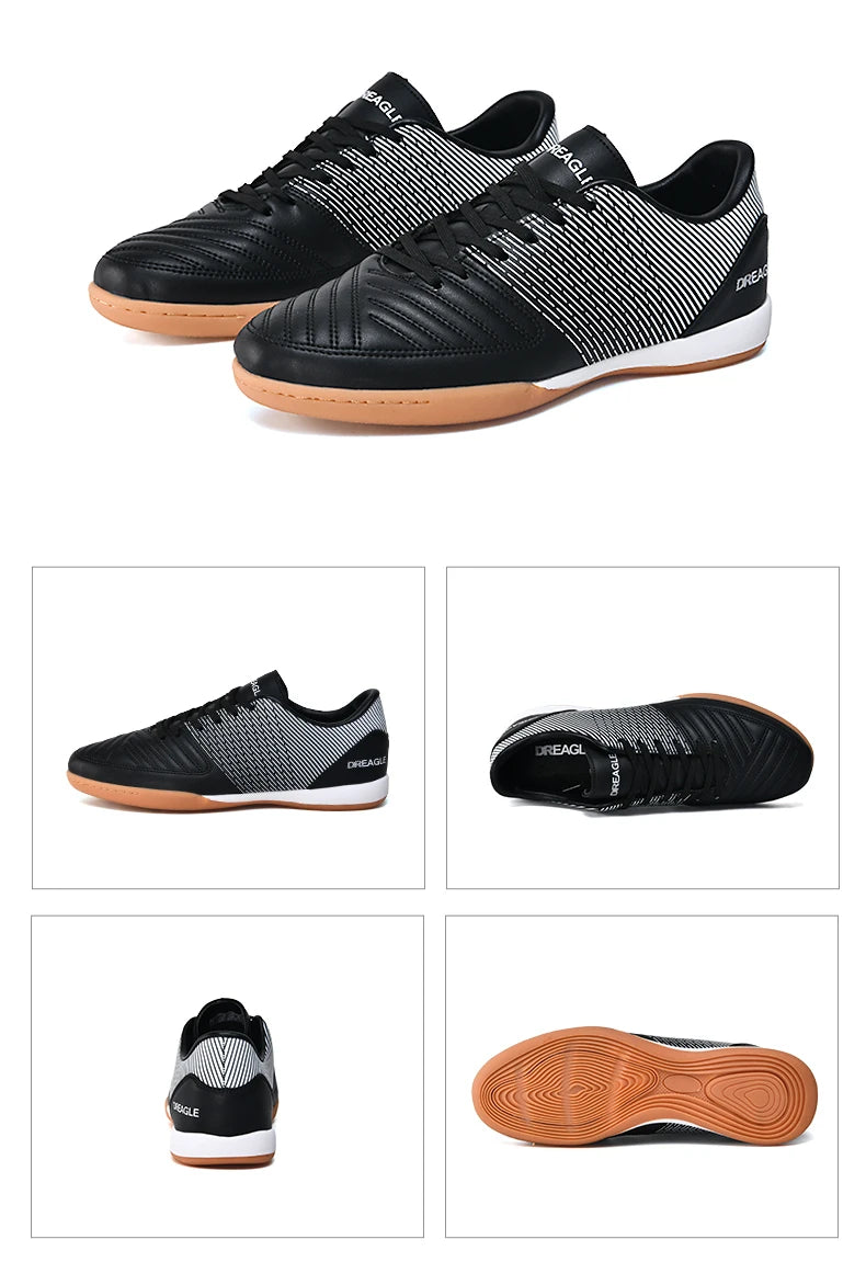 Chaussures de futsal pour homme - Chaussures de futsal professionnelles - Chaussures de football antidérapantes pour homme - Chaussures de football d'origine pour terrain dur - Chuteira Society Futebol