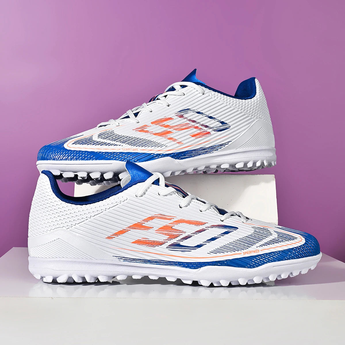Chaussures de football professionnelles pour hommes, modèle TF (chaussures pour terrains synthétiques), offrant une adhérence et une résistance au glissement exceptionnelles, adaptées à toutes les saisons.