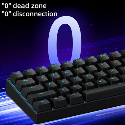 MCHOSE ACE 68 Gaming-Tastatur mit magnetischen Schaltern, Hall-Effekt, Rapid Trigger, programmierbarem RGB, 8K Hz, DKS/MT/TGL/RS/SOCD-Tastatur